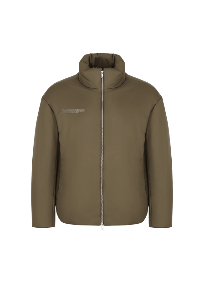Flower-Warmth Puffer Jacket - Soil Brown