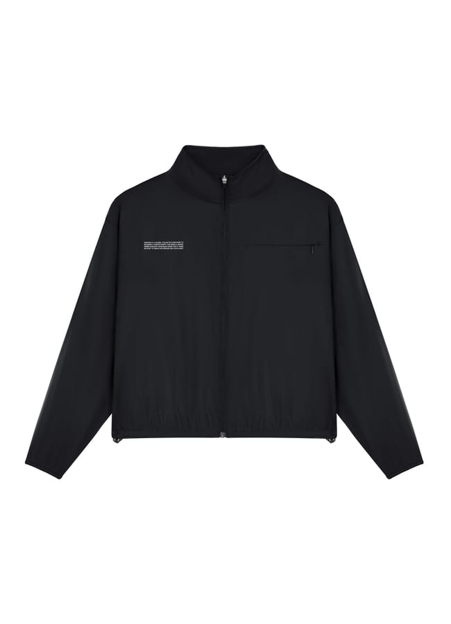 cropped black jacket