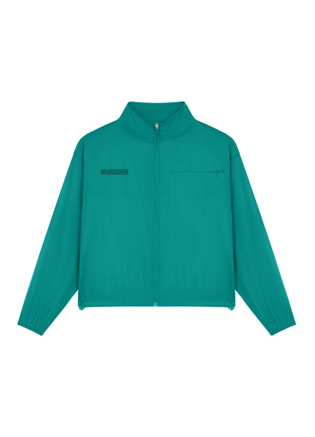 Scarab Teal nylon jacket