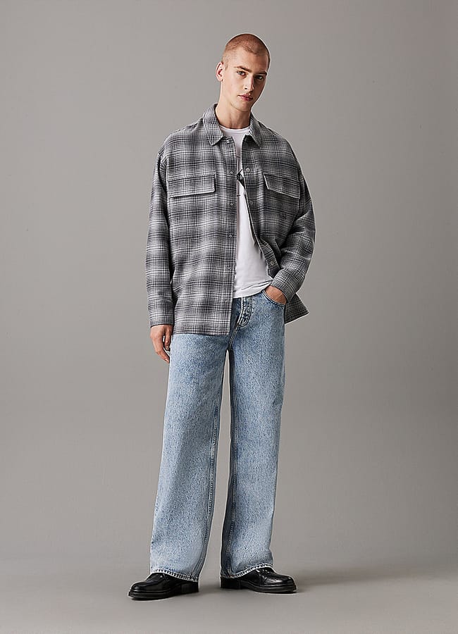 model waring 90's Loose Jeans - Denim Light