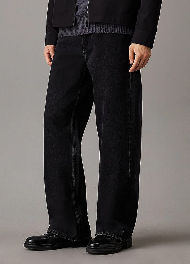 90's Loose Jeans - Denim Black