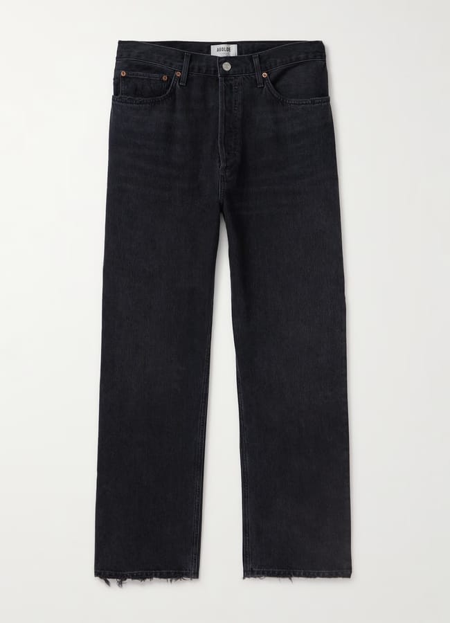 AGOLDE 90's Straight-Leg Distressed Jeans
