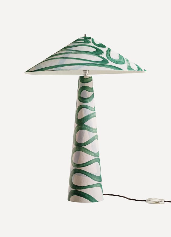 Palefire Parasol Table Lamp - Serpent
