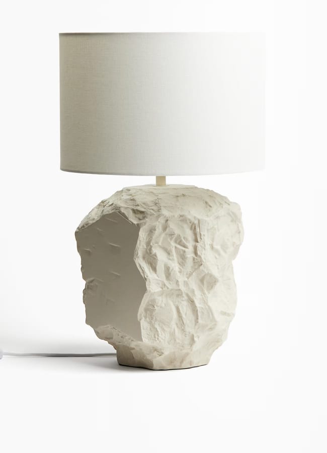Stoneware table lamp
