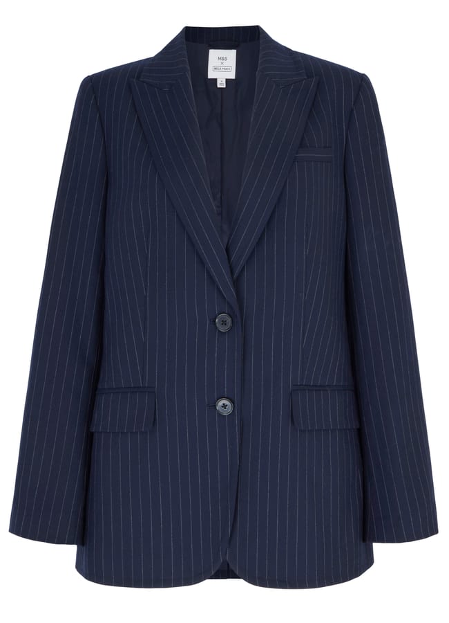 M&S X Bella Freud Pinstripe Blazer £129