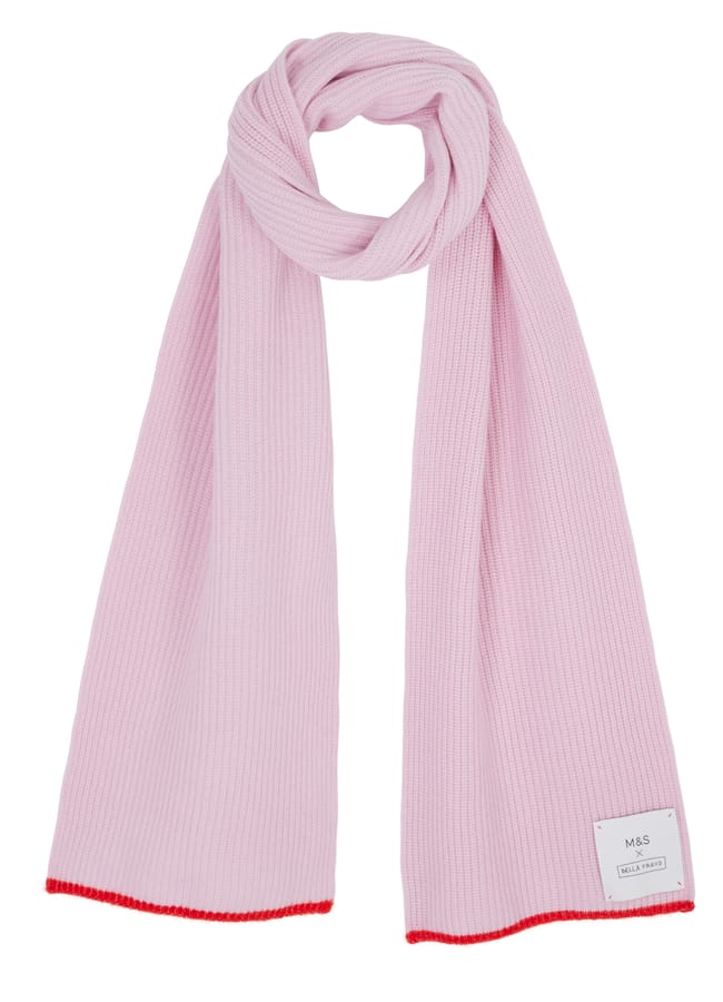 M&S X Bella Freud Wool Cashmere Scarf £89 (1)