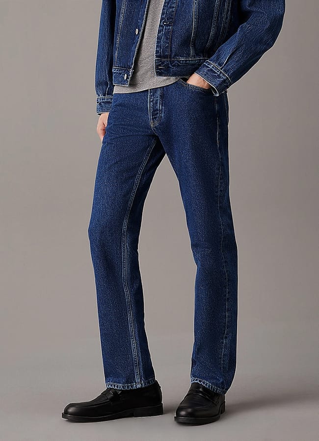 Standard Straight Jeans - Denim Dark