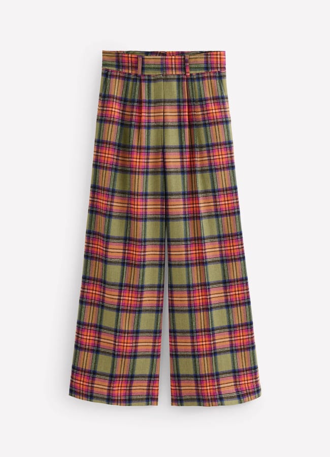 CHECK TROUSERS