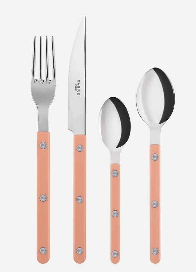 g Sabre Bistrot Cutlery Set - Nude Pink