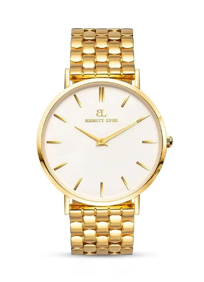 Gold Kensington Link 40 Watch