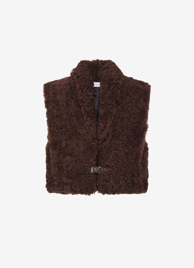 IRO PARIS MIDAOS SHEEPSKIN JACKET
