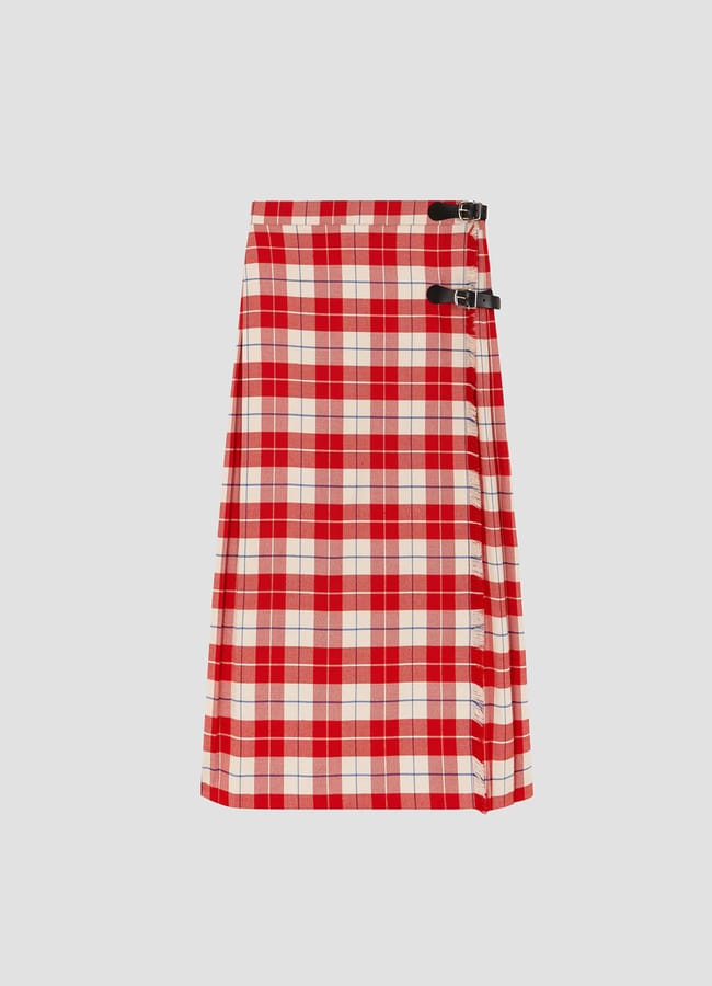 LA VESTE Fiona Tartan Skirt 05