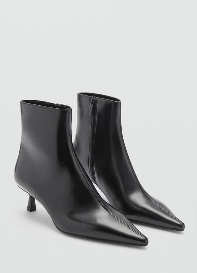 MANGO Kitten heel ankle boots