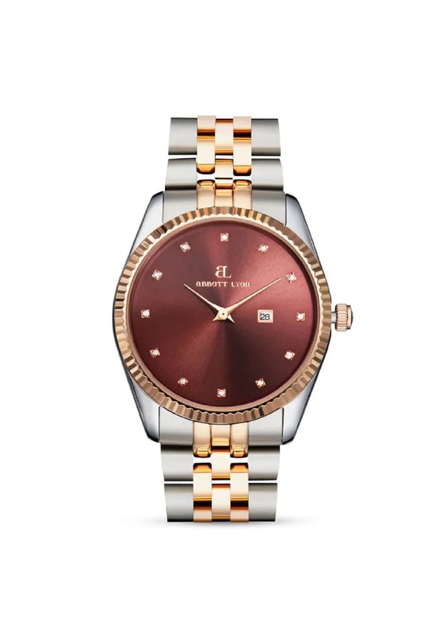 Mini Two Tone Mocha Belgravia 30 Watch