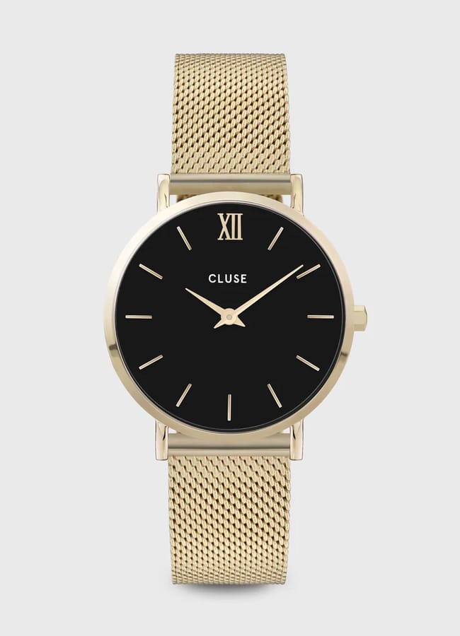 Minuit Mesh Gold/Black watch