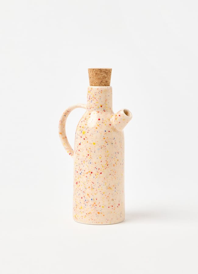 Speckle Ceramic Oil Bottle