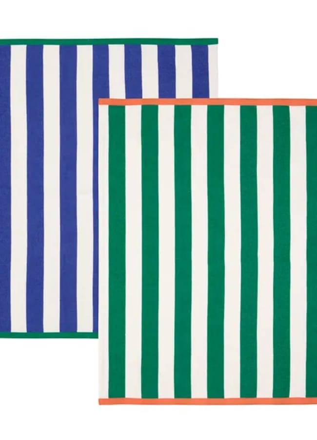 DUNELM Stripe Tea Towel 2 Pack