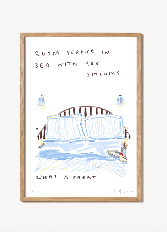 Lucy Mahon Room Service and Sitcoms - Hand Finished Limited Edition Print £90.00