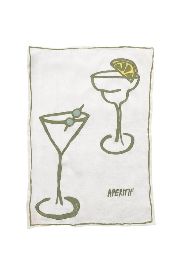 Aperitif Tea Towel