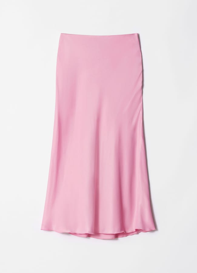 & OTHER STORIES Satin Midi Skirt