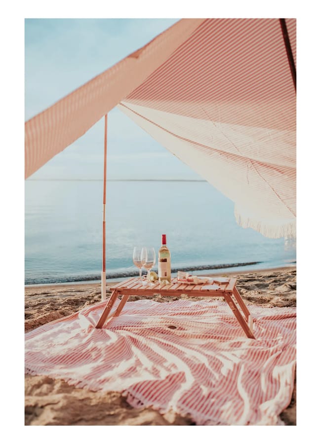 Business & Pleasure Co. Teakwood Beach Table