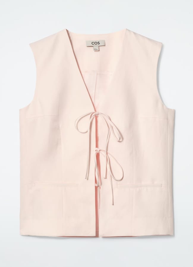 COS TIE-FRONT WAISTCOAT Not saved to favourites £85.00