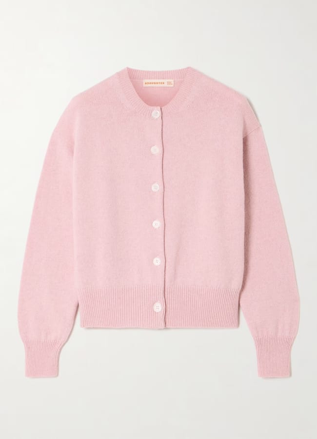 &DAUGHTER Ada wool cardigan in pink