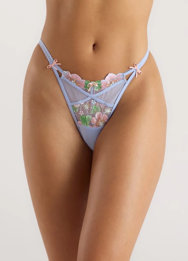 blue thong