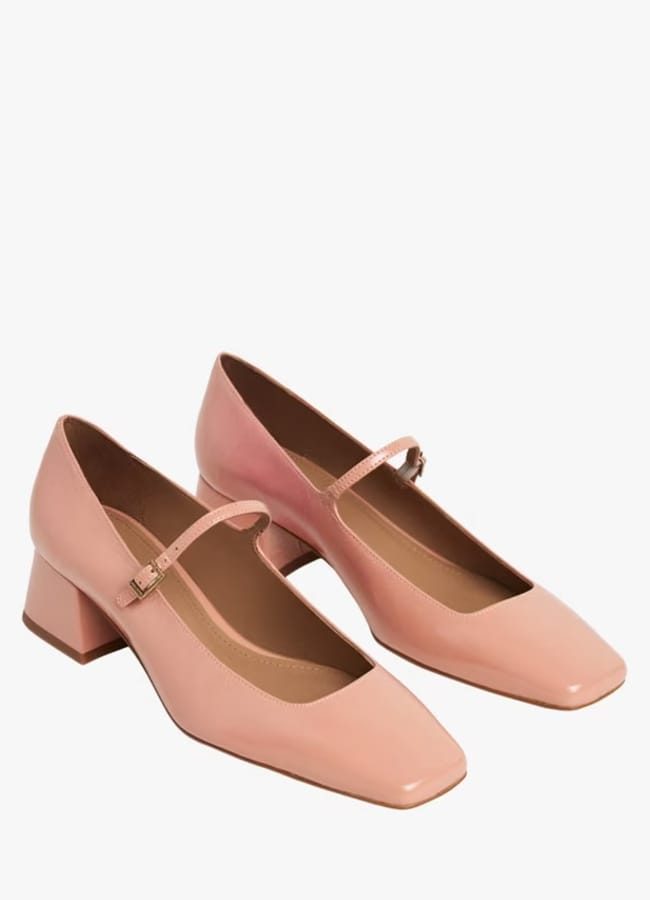 pink mary janes