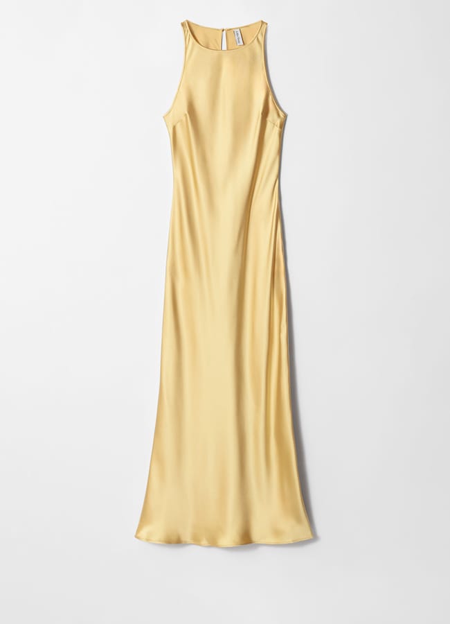 & OTHER STORIES Sleeveless Satin Midi Dress