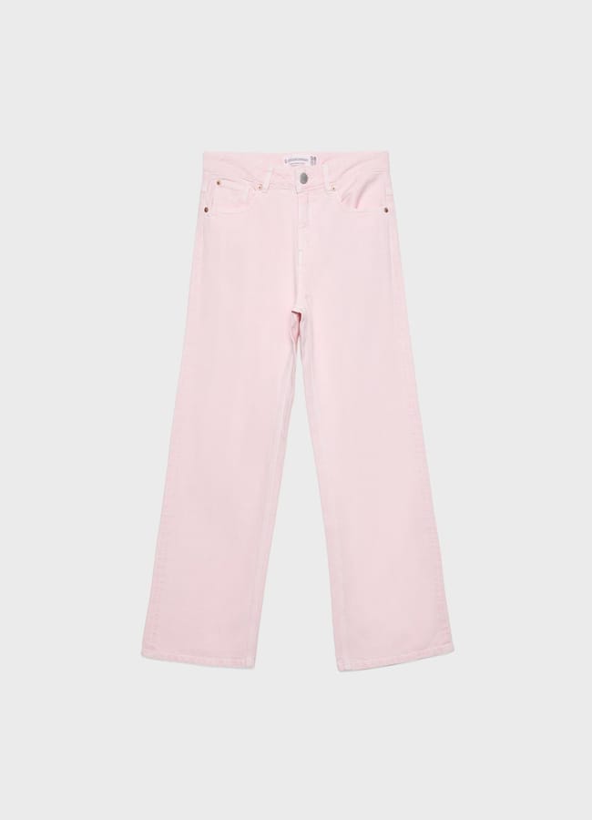 STRADIVRIUS Straight Wide Leg Jeans