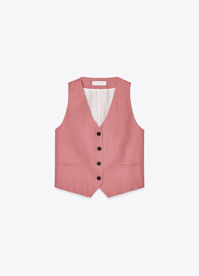 pink waistcoat