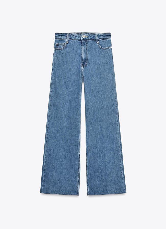 ZW COLLECTION HIGH-WAIST PALAZZO JEANS