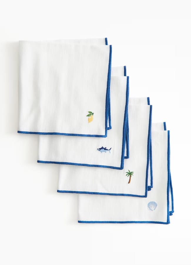 EMBROIDERED NAPKINS