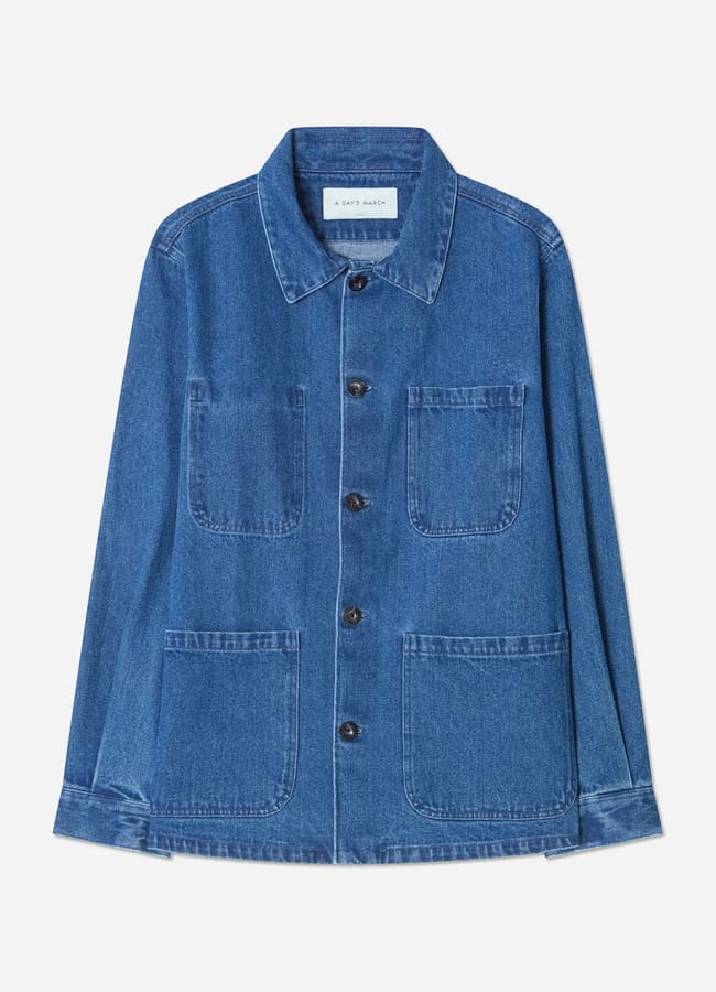 A Day's March Algot Denim Overshirt