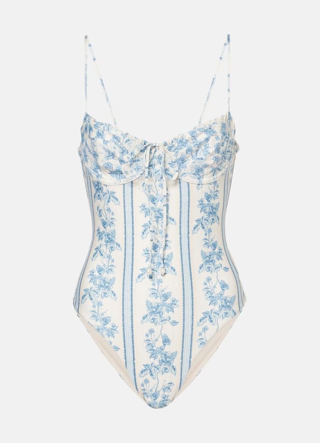 Agua by Agua Bendita Ébano floral swimsuit