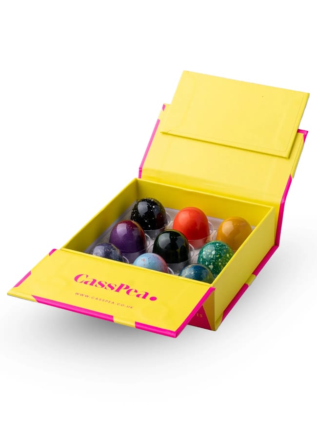 hand made luxury box of 9 chocolates