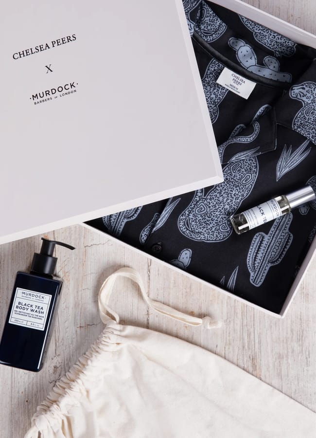Chelsea Peers X Murdock pj and beauty set