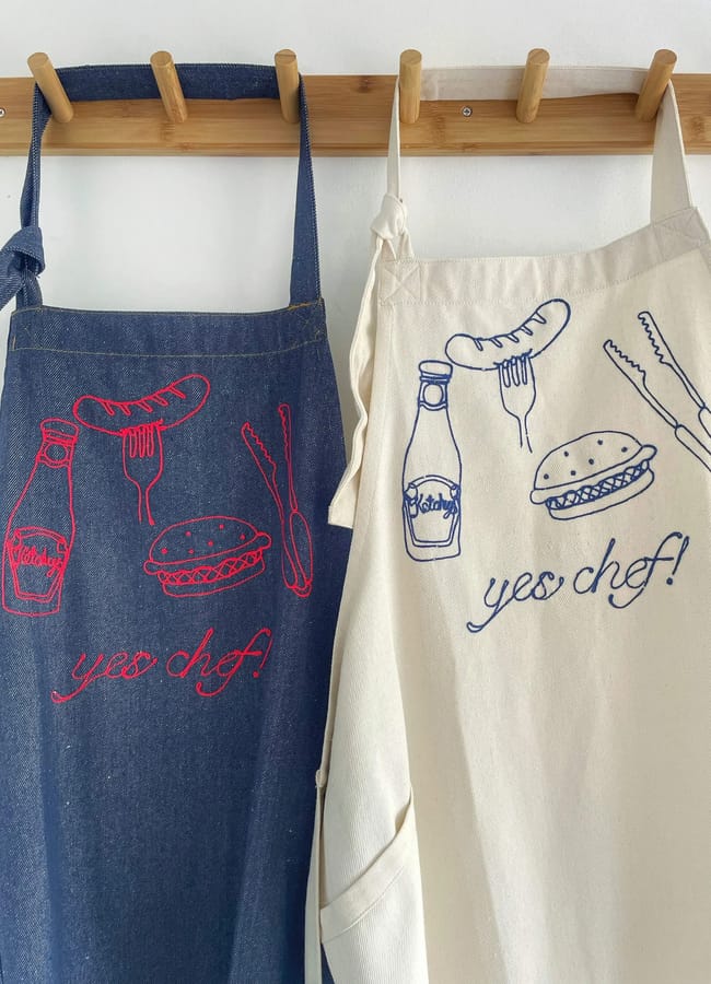 Embroidered Yes Chef! Apron