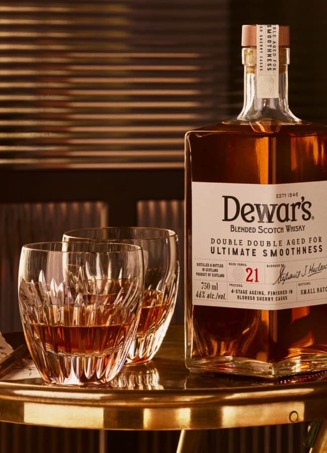 Dewars whiskey