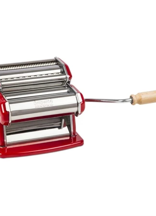 red pasta machine