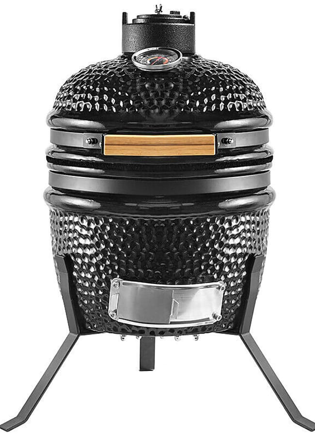 Kamado 13 Ceramic Mini BBQ Grill Smoker Egg Charcoal Cooking Oven