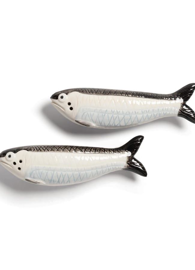 &Klevering Sardine Salt & Pepper Shakers