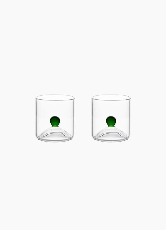 Agustina Bottoni glasses with green balls