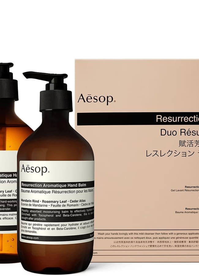 lf Aesop Resurrection Hand Cleanser and Balm Duet