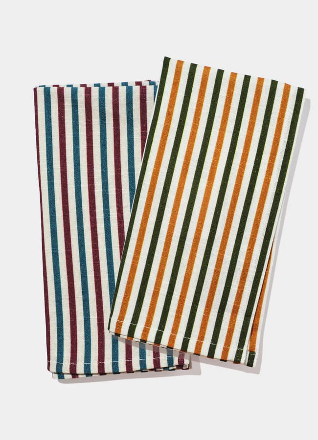 stripe napkins