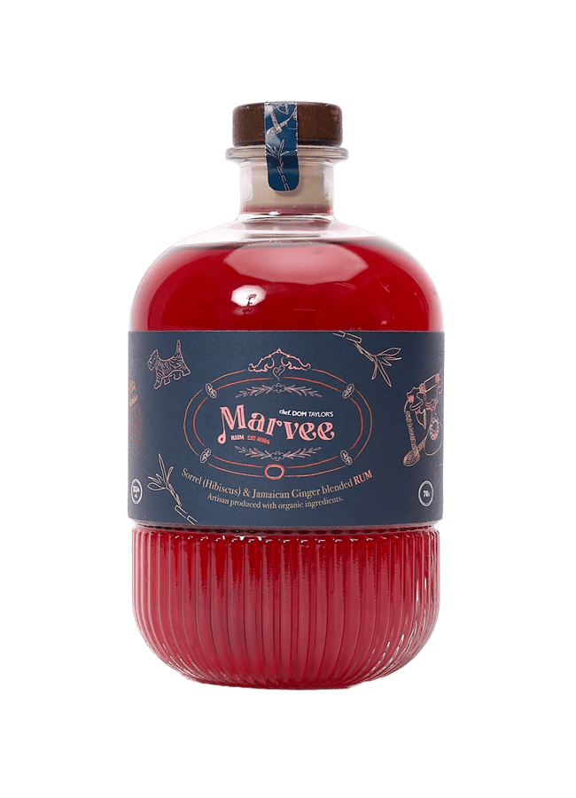 MARVEE SORREL AND GINGER RUM BY CHEF DOM TAYLOR Marvee Rum
