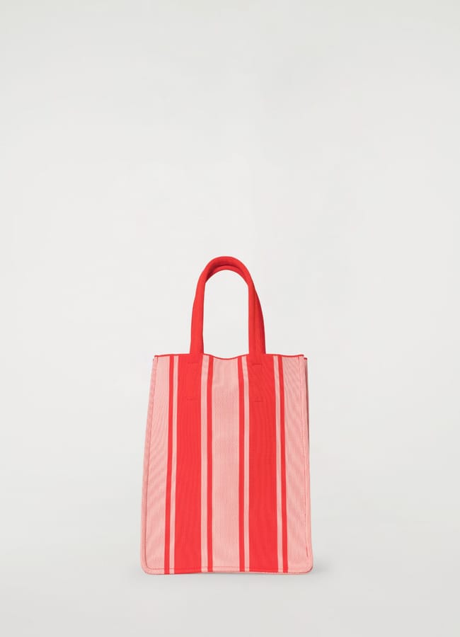 MINI STRIPED TOTE BAG