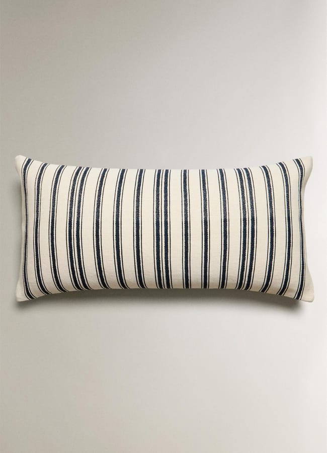 striped cushion