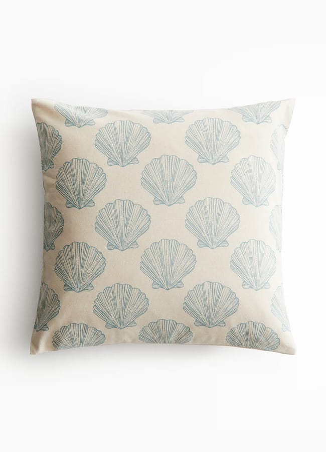 shell print cushion